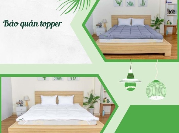 Cách bảo quản nệm topper đúng cách